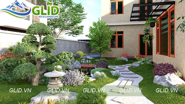 Thiết Kế Thi Công Sân Vườn Hưng Yên